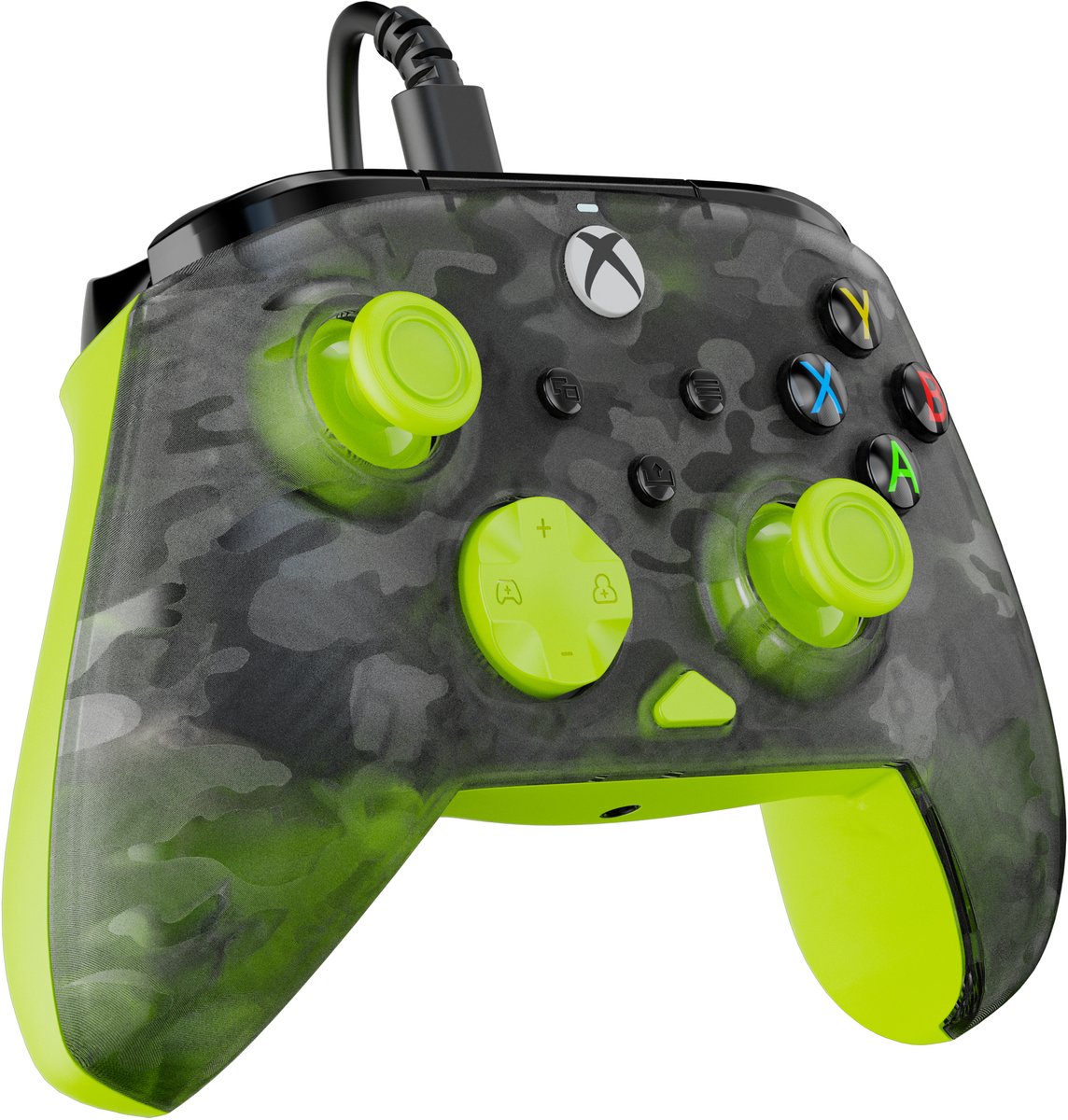 Turtle Beach Rematch Core - Controller - PC, Xbox Series X|S, Xbox One - Ghost Camo - Black/Yellow thumbnail 6
