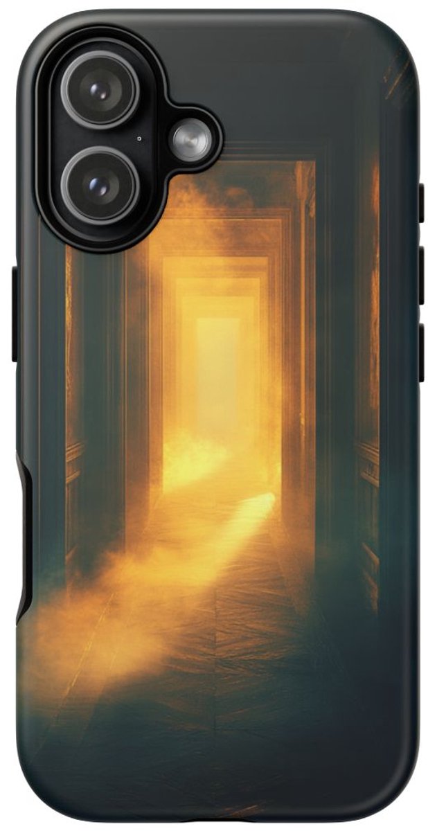 Mysterieuze Gang met Gloed van Licht – Telefoonhoesje Geschikt voor iPhone 17