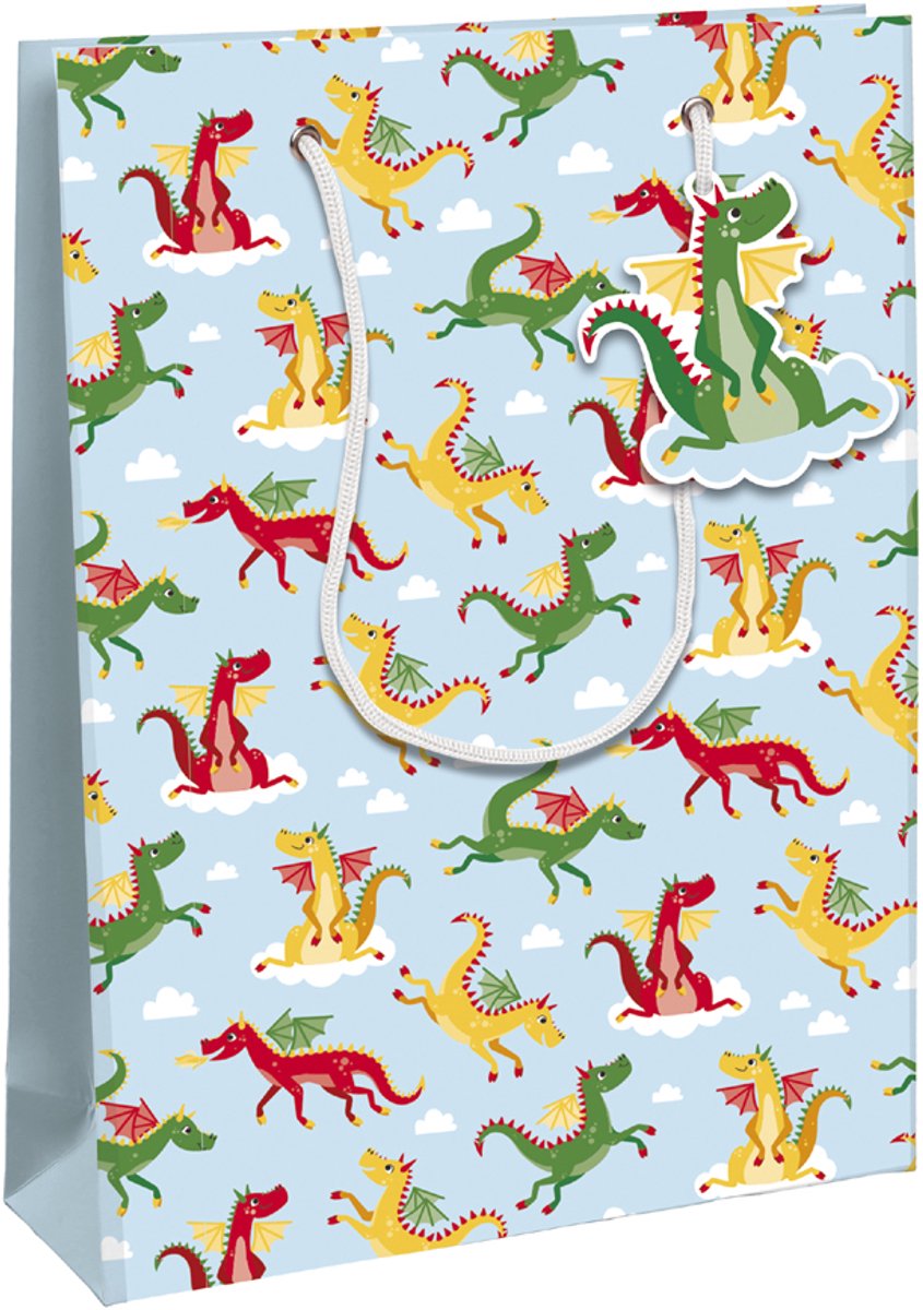 Clairefontaine cadeautas draak motief middel