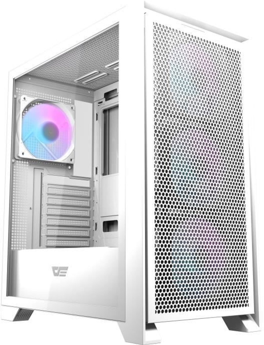 Behuizing zonder voeding - DARKFLASH DRX70 MESH - Middenformaat - ATX-formaat - Wit