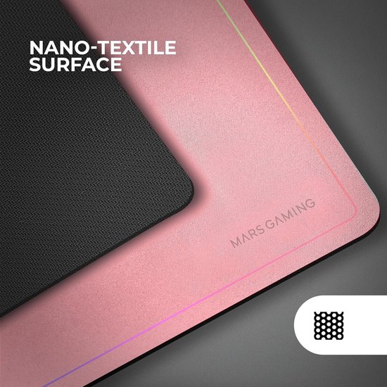 XXL Gaming Muismat met Regenboogrand - Antislip Natuurrubber en Nanotextiel — afbeelding 5