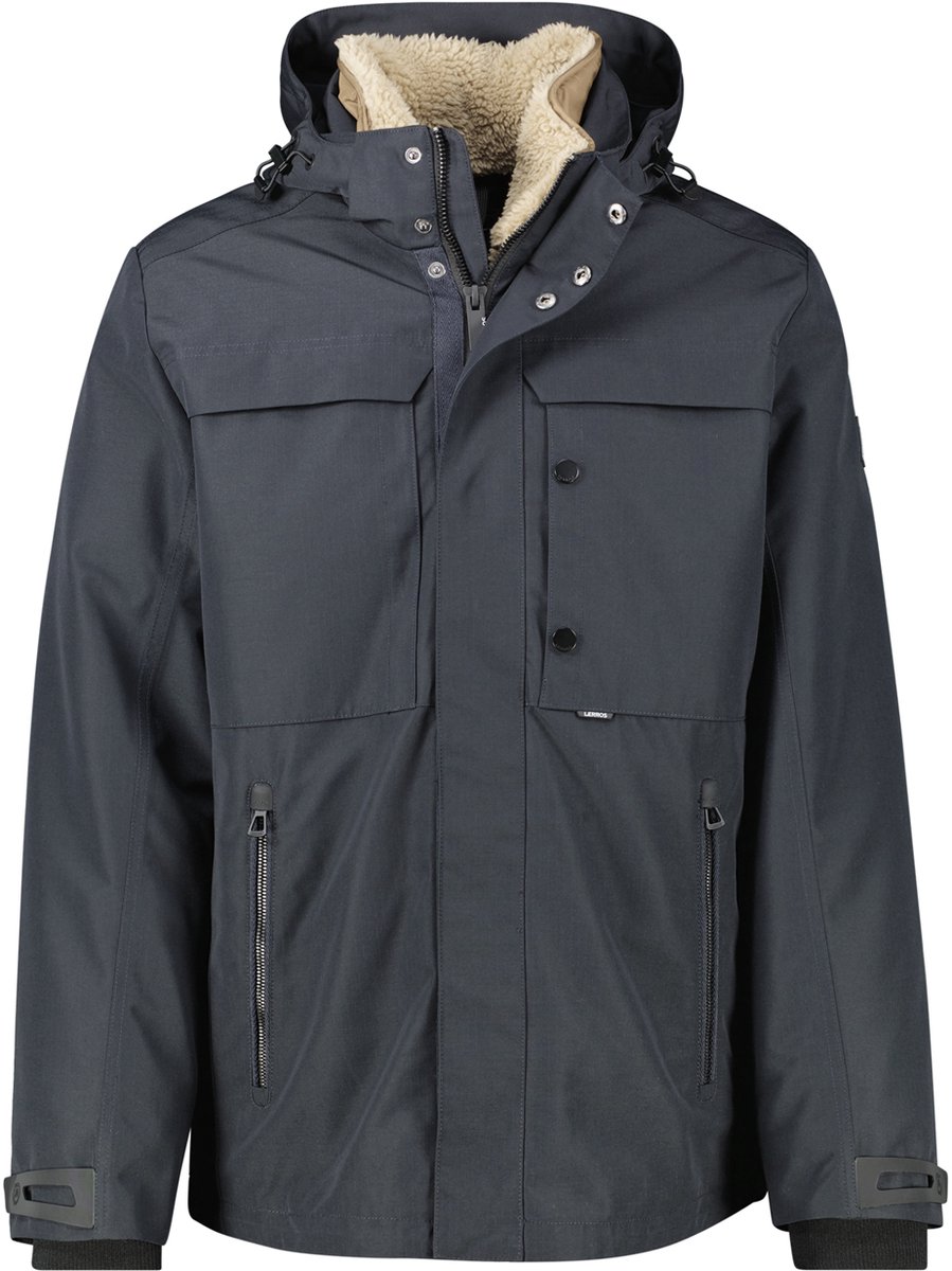 Lerros - Winterjas - Heren - XL - 491 BLUE NIGHT - Polyester - 2597020
