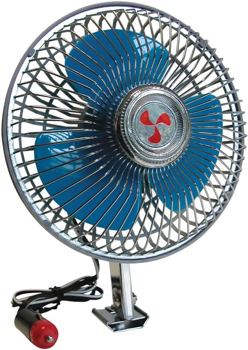 Oscillerende Auto Ventilator 12V - Perfect voor Koeling