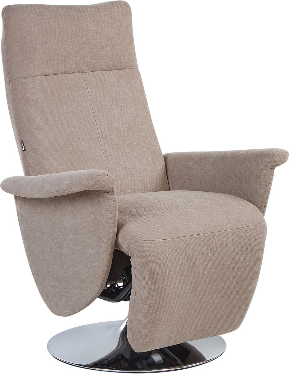 BELIANI PRIME Massagestoel Taupe Polyester - BELIANI - €389,99