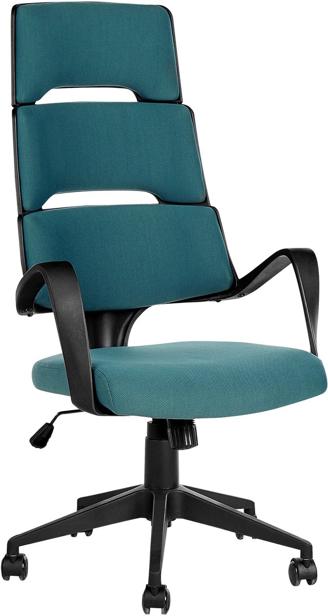 GRANDIOSE - Bureaustoel - Blauwgroen - Polyester