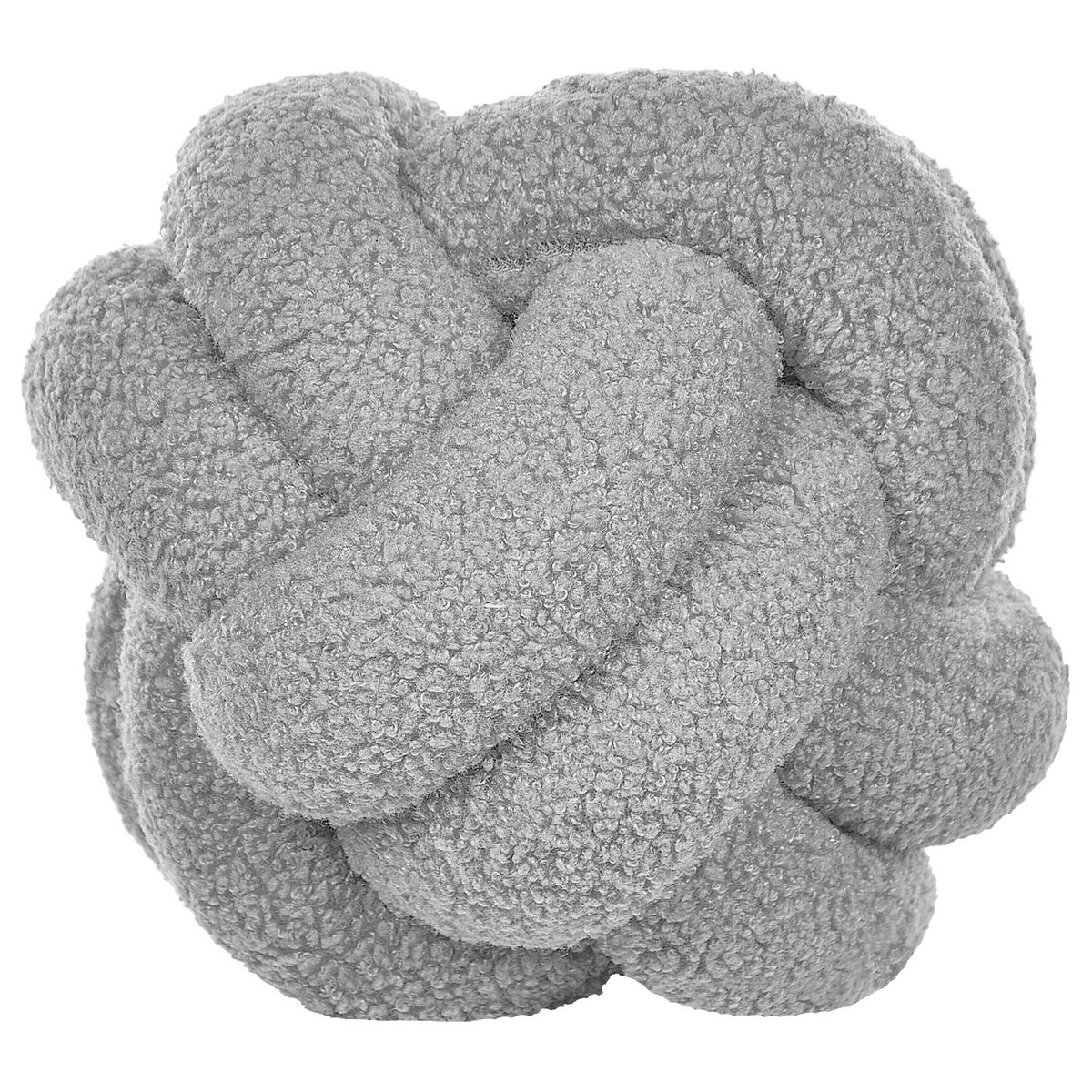 Beliani MALNI - Sierkussen - Grijs - 20 x 20 cm - Bouclé