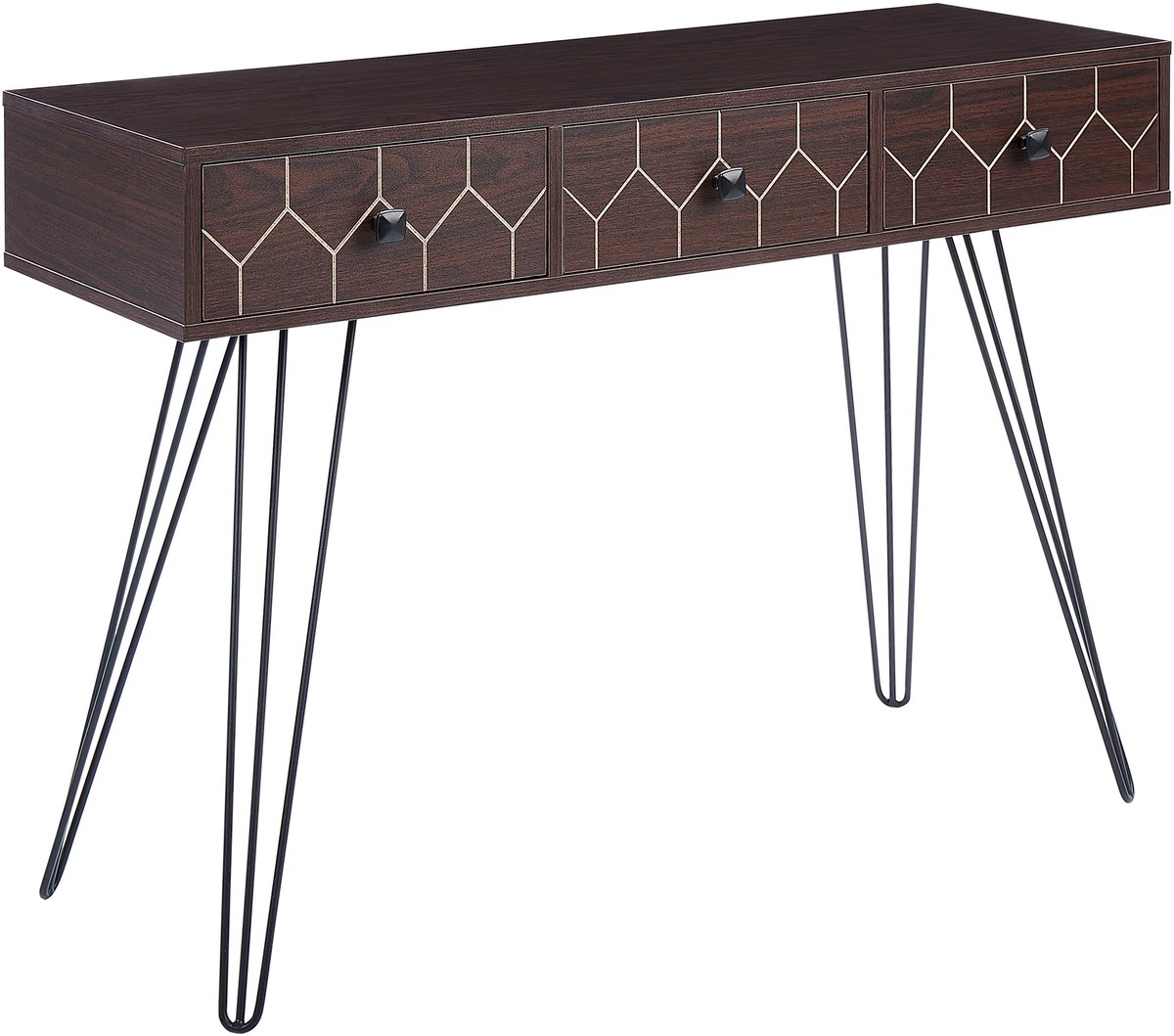 Beliani MALSALA - Dressoir - Donkere houtkleur - Vezelplaat Bruin