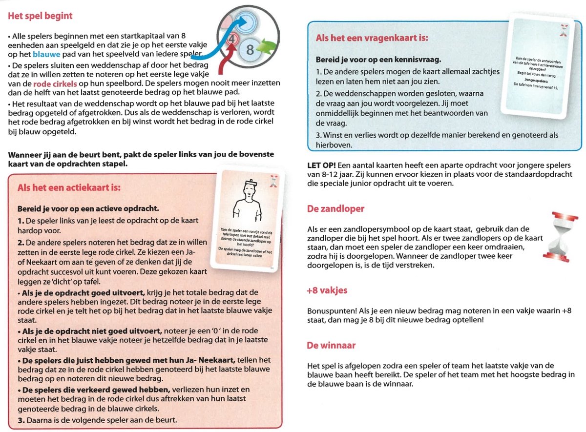 Tactic Wedden Dat Je Het Kan – Bordspel – Compacte Editie – Partyspel voor het Hele Gezin – Vanaf 8 Jaar – 3 tot 6 Spelers — afbeelding 6
