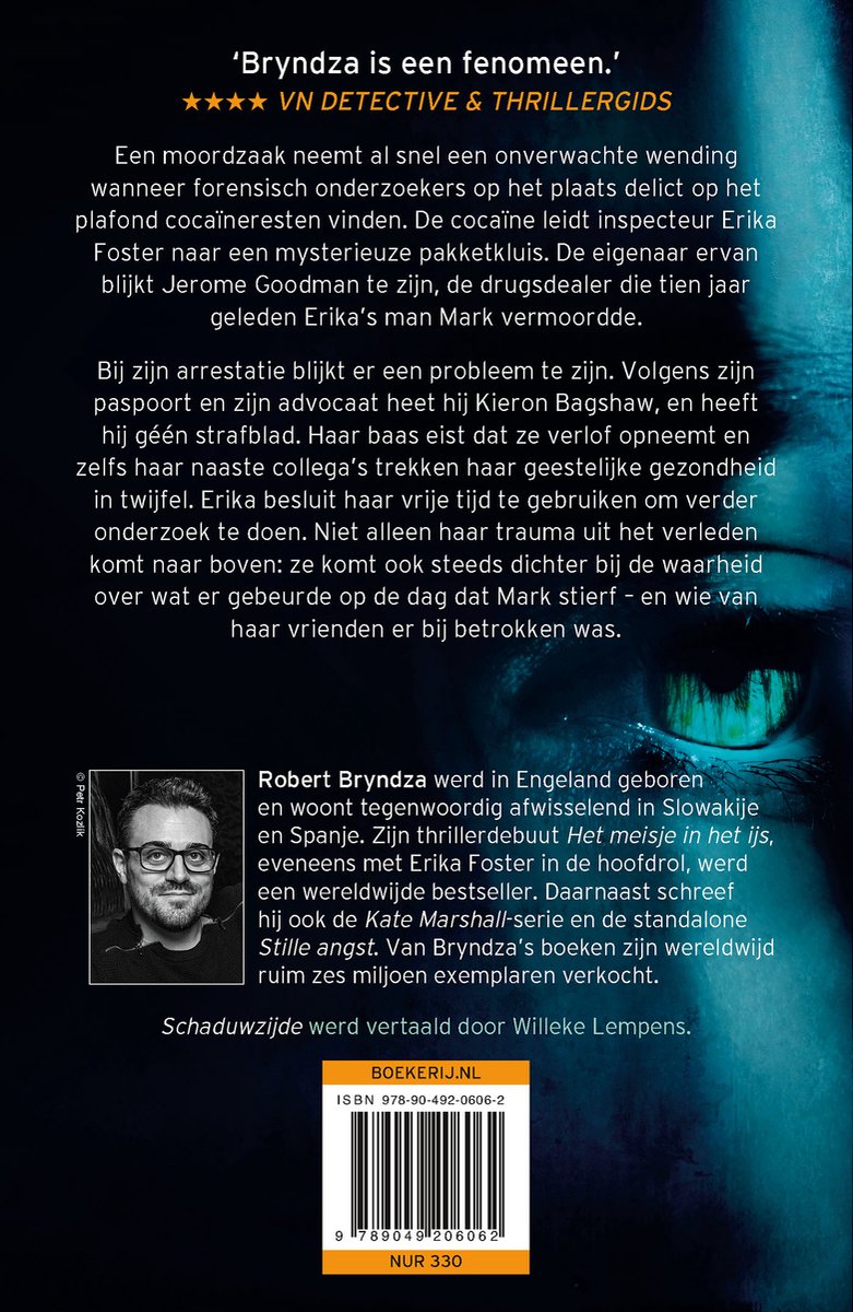 Erika Foster 9 - Schaduwzijde - back cover