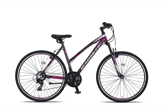 Altec Damesfiets Magnetic 28 Inch 52 cm Dames 21V V-Brakes Antraciet — afbeelding 2
