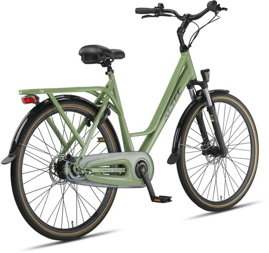 Altec Damesfiets Omega 28 Inch 55 cm Dames 7V Hydraulische schijfrem Groen — afbeelding 2