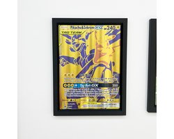 foto van Pokémon Jumbo Kaart Muurdisplay – Fotolijst voor Vintage Jumbo Kaarten (Tape of Schroefmontage) - Kleur Blauw