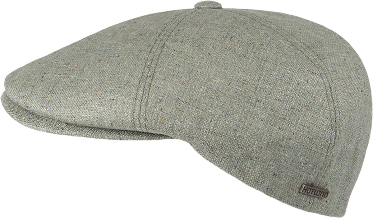 Chris - Zijde flat cap - Groen