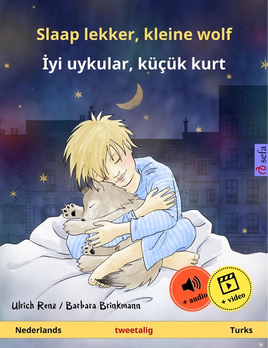 Sefa prentenboeken in twee talen - Slaap lekker, kleine wolf ... - cover
