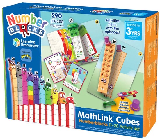 Learning Resources – MathLink® Rekenblokjes – 11-20 activiteitenset