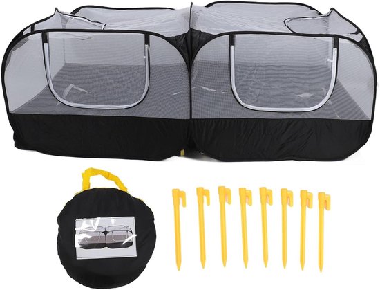 Inklapbare Draagbare Kooi Voor Honden En Katten In De Auto Waterdichte Box Van Oxford Weefsel 93 X 54 X 54 Cm Inklapbare Draagbare Kooi Voor Honden En Katten In De Auto Waterdichte Box Van Oxford Weefsel 93 X 54 X 54 Cm