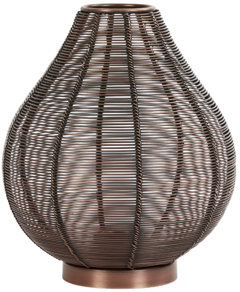 Light&living Theelicht Ø18x21 cm SUNEKU antiek koper