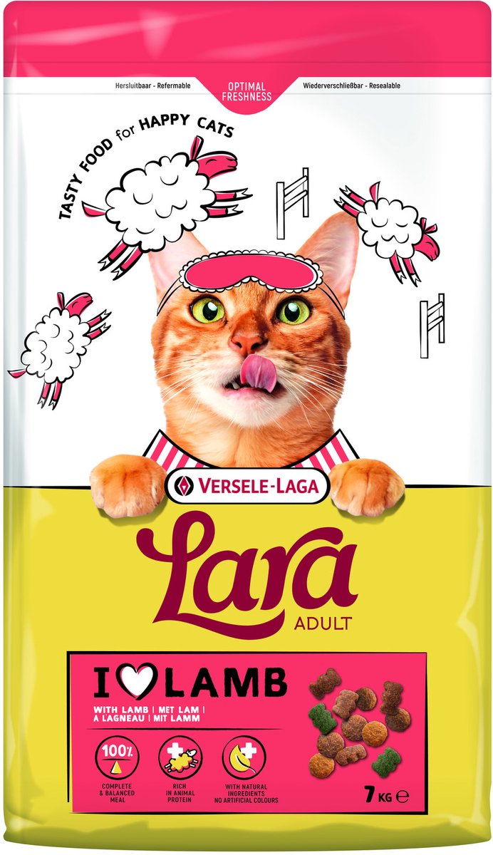 Lara Adult Lam - Kattenvoer - 7 kg