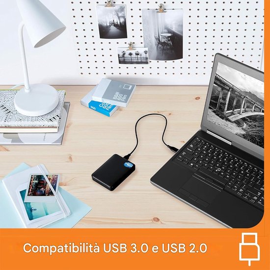 Draagbare externe harde schijf 5 TB USB 3.0 - snelle opslag en back-up oplossing van Merkloos — afbeelding 5