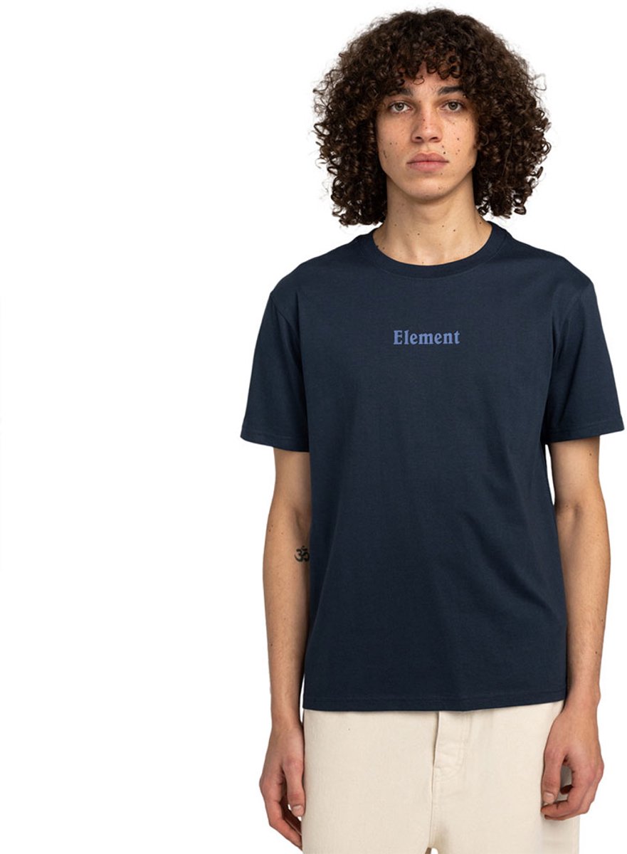 Element Forever T-shirt Met Korte Mouwen Man Marineblauw