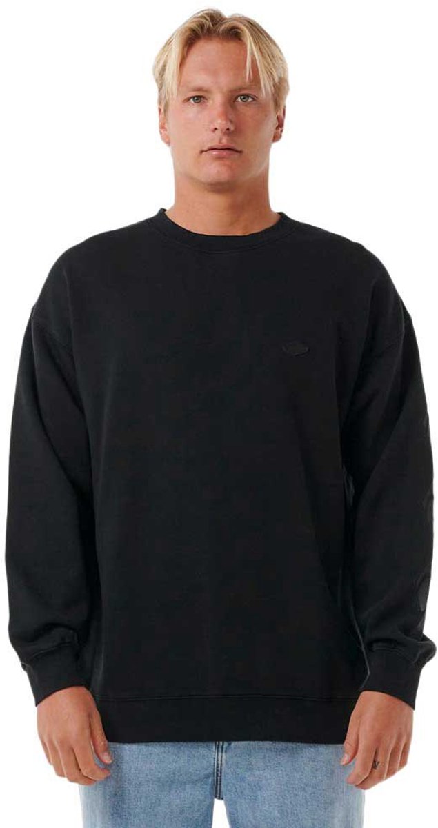 Rip Curl Original Surfers Sweatshirt S Man Zwart