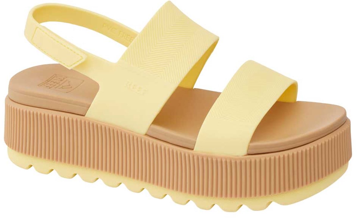 Reef Water Vista Higher Platform Sandalen Vrouw Pale Banana