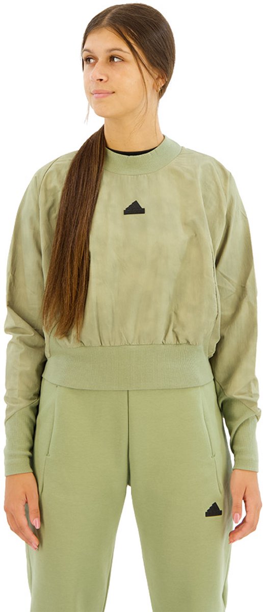 Adidas Z.n.ewoven Sweatshirt S Vrouw Multicolor