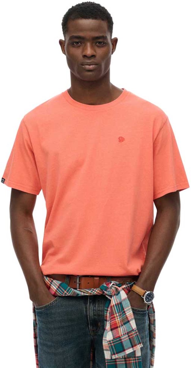 Superdry Essentials Relaxed T-shirt Heren T-shirts Koraal