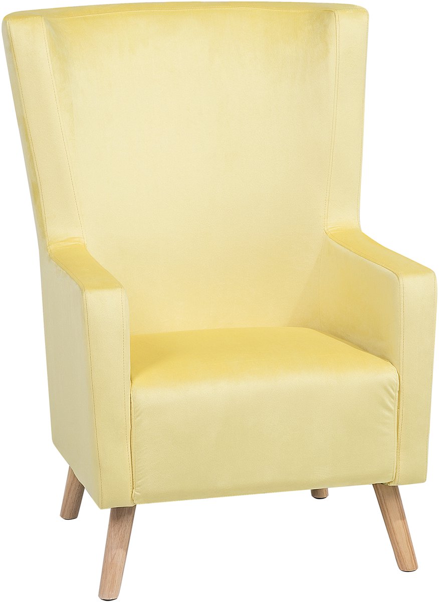 ONEIDA - Fauteuil - Geel - Fluweel