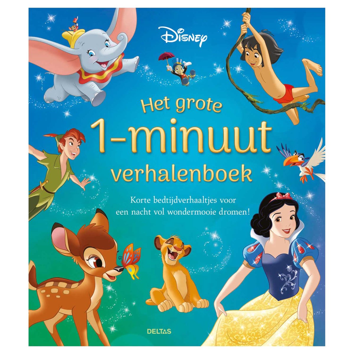 Omslag van Disney het grote 1-minuut verhalenboek