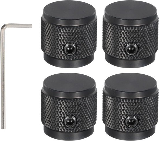 QUARKZMAN 2 stuks potentiometerknoppen 30 x 18,5 mm, bakeliet