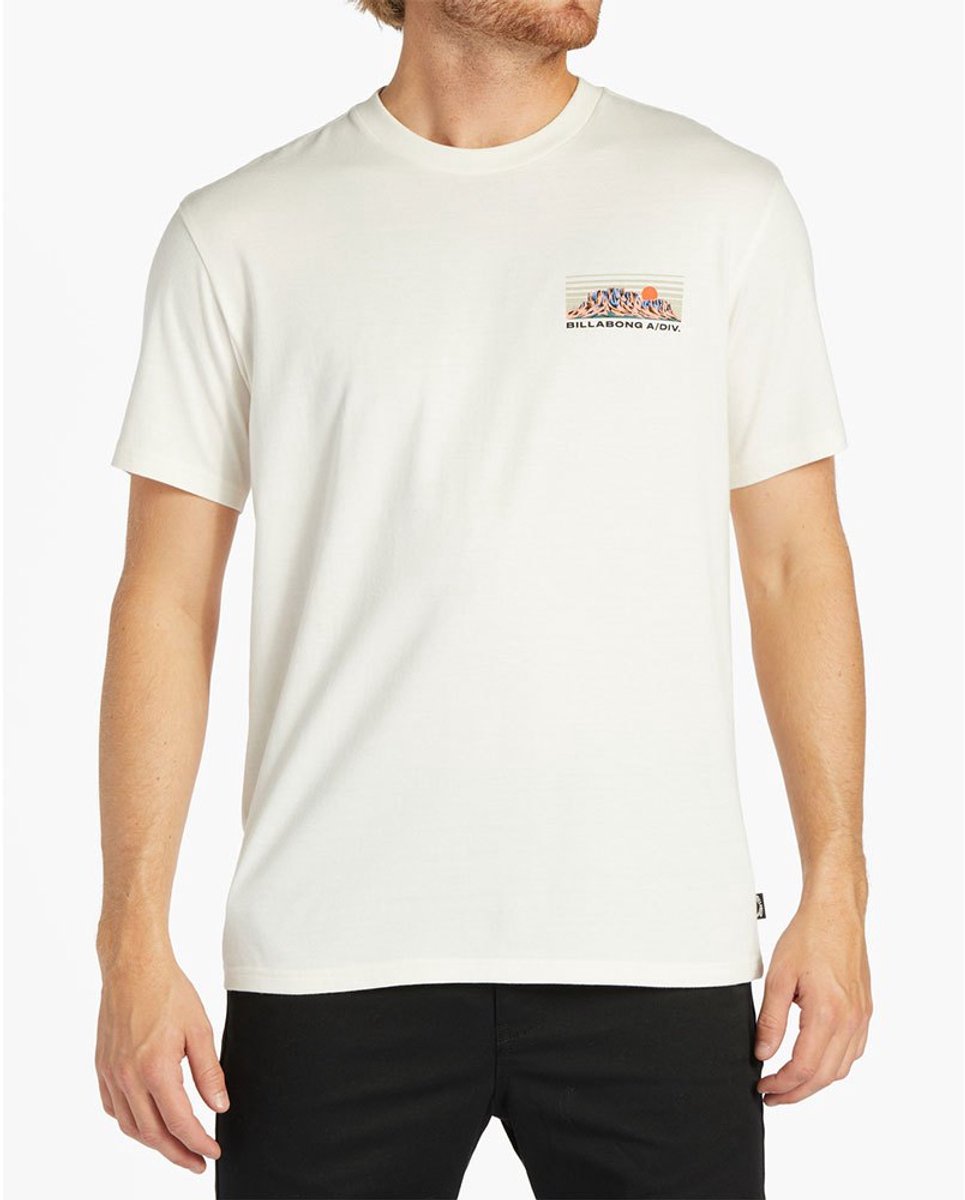 Billabong Length T-shirt Met Korte Mouwen S Man Creme