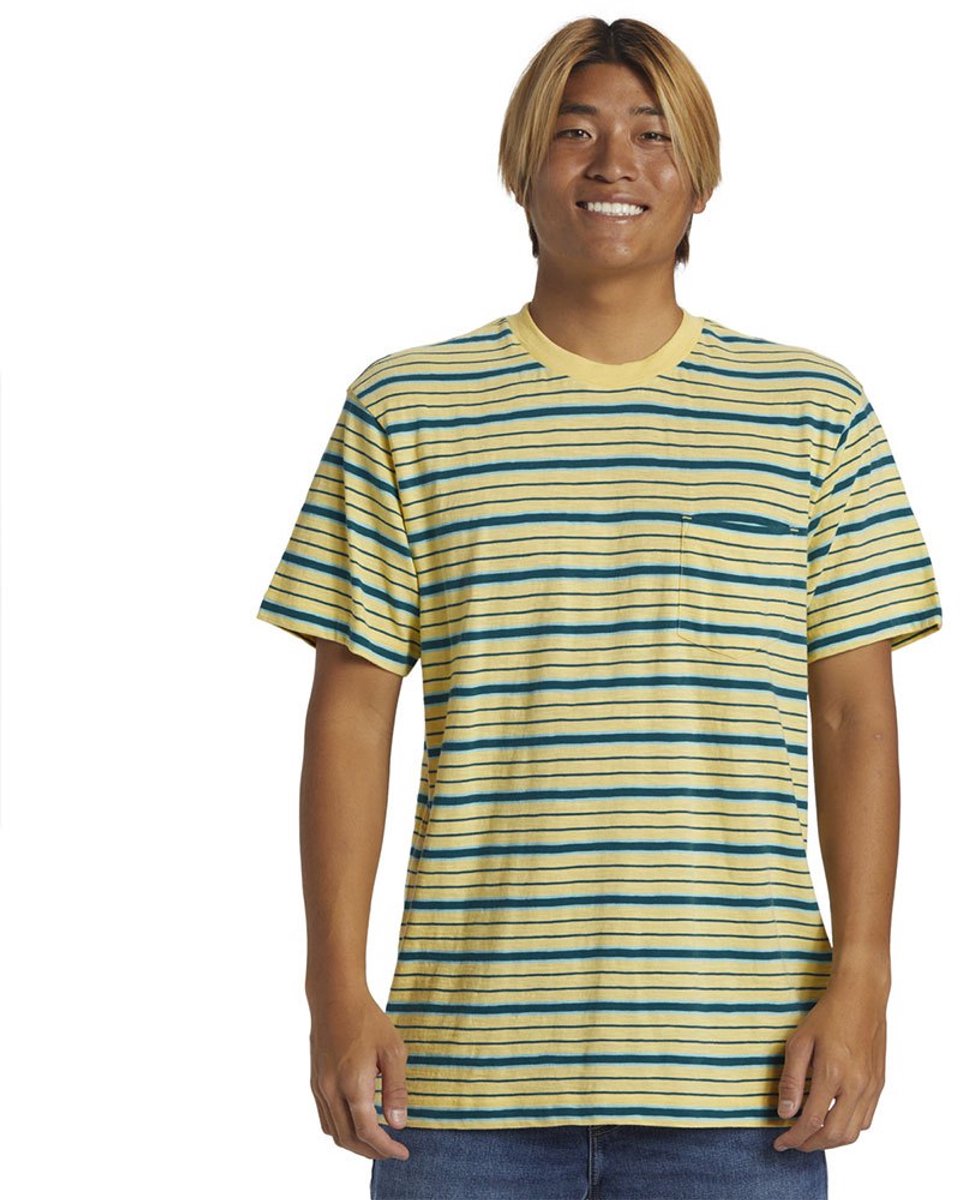 Quiksilver Tube T-shirt Met Korte Mouwen L Man Geel