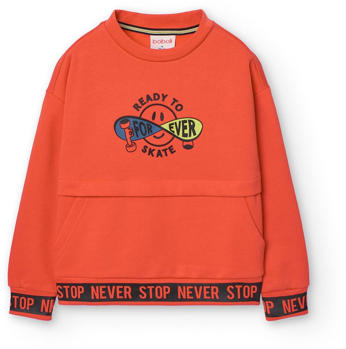 Boboli Pockets Trui Oranje 4 Years Jongens