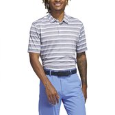Adidas 2 Color Stripe Korte Mouw Poloshirt Grijs XS Man