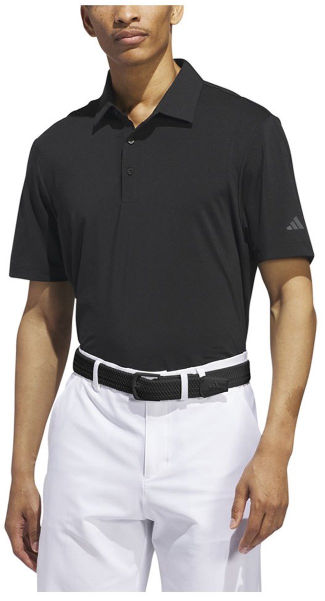 Adidas Ultimate365 Solid Korte Mouw Poloshirt XL Man Zwart