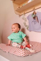 The New Chapter-Baby T-shirt with contrast patched pocket-Holiday mint