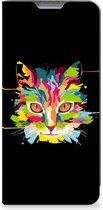 Smartphone Hoesje Xiaomi 12 | 12X Wallet Case Leuke Verjaardagscadeaus Cat Color