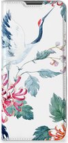 Wallet Bookcase Nokia G50 Telefoonhoesje Bird Flowers