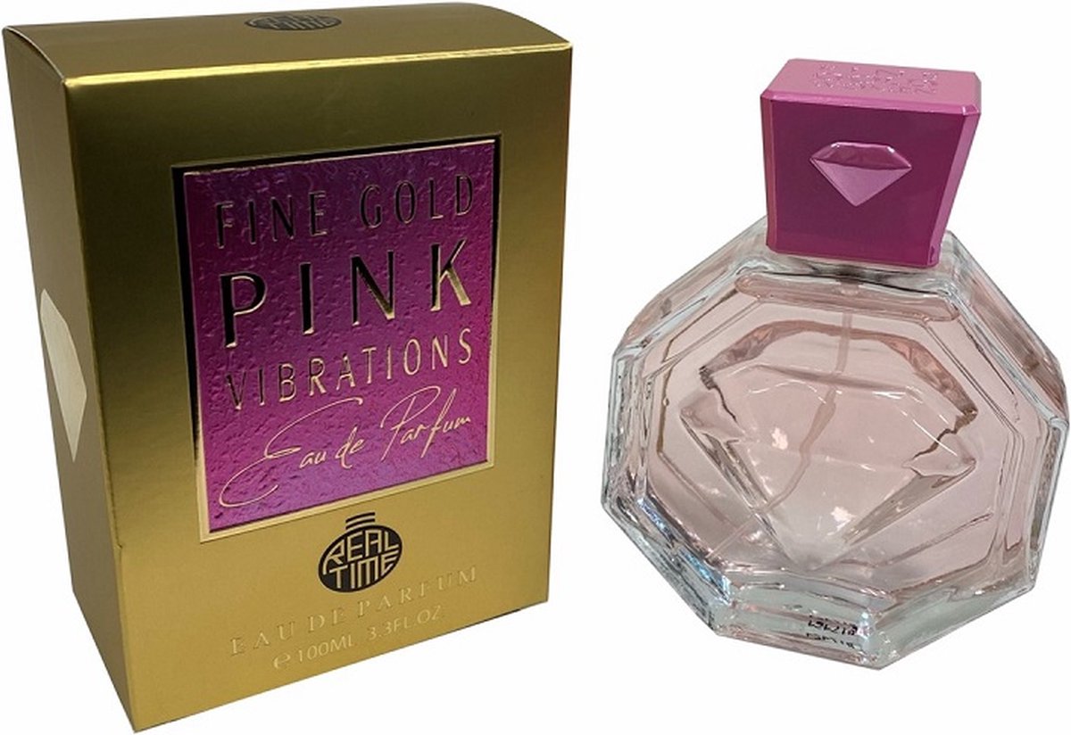 Goedkoopste Real Time - Fine Gold Pink Vibrations - Eau de parfum - 100ML