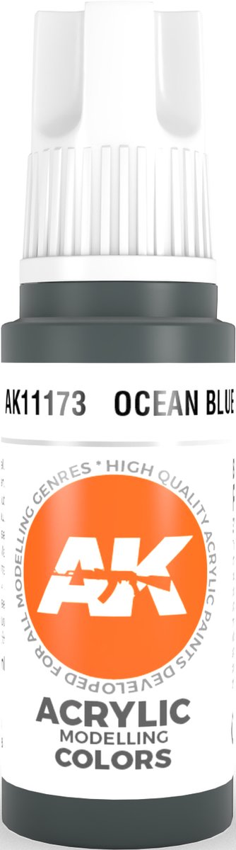 Ocean Blue Acrylic Modelling Color - 17ml - AK-11173