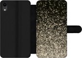 Bookcase Geschikt voor iPhone XR telefoonhoesje - Glitters - Abstract - Design - Met vakjes - Wallet case met magneetsluiting
