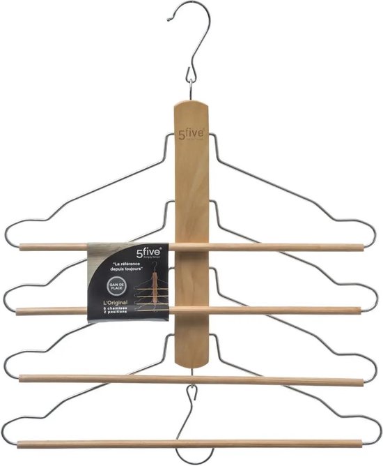 Set van 5 Houten Kleerhangers | België