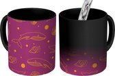 Magische Mok - Foto op Warmte Mokken - Koffiemok - Patronen - Schelp - Walvis - Magic Mok - Beker - 350 ML - Theemok