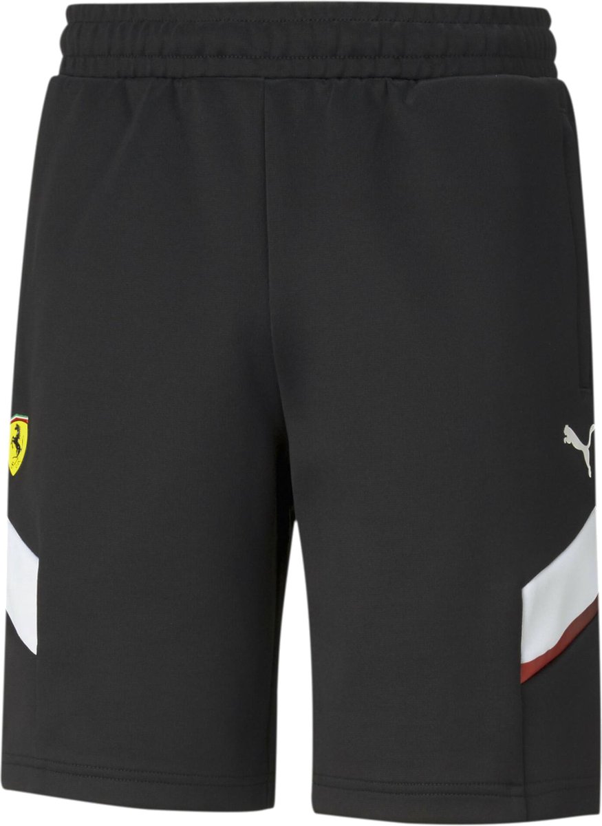 Puma Ferrari Race Track Short 599828-01 Mannen Shorts Zwart