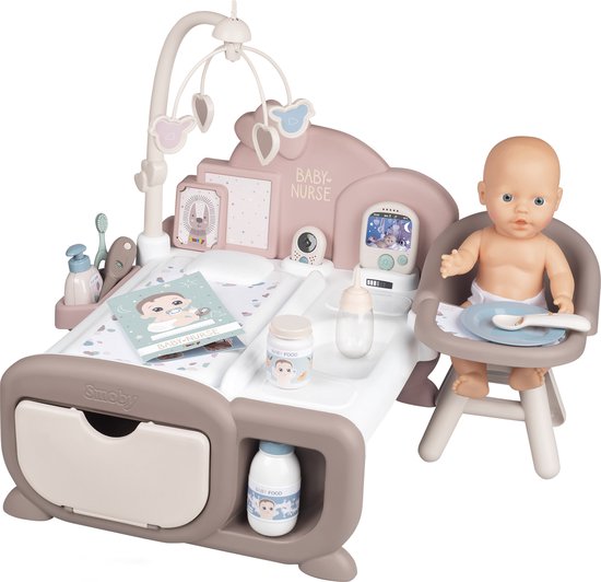 Table à langer pour poupée bébé, options de couleur, station à