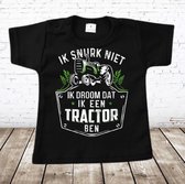 Trekker shirt ik snurk niet baby -Fruit of the Loom-92-t-shirts jongens