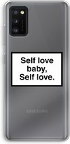 Case Company® - Samsung Galaxy A41 hoesje - Self love - Soft Cover Telefoonhoesje - Bescherming aan alle Kanten en Schermrand