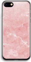 Case Company® - iPhone SE 2020 hoesje - Roze marmer - Soft Cover Telefoonhoesje - Bescherming aan alle Kanten en Schermrand