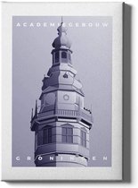 Walljar - Academiegebouw - Muurdecoratie - Poster